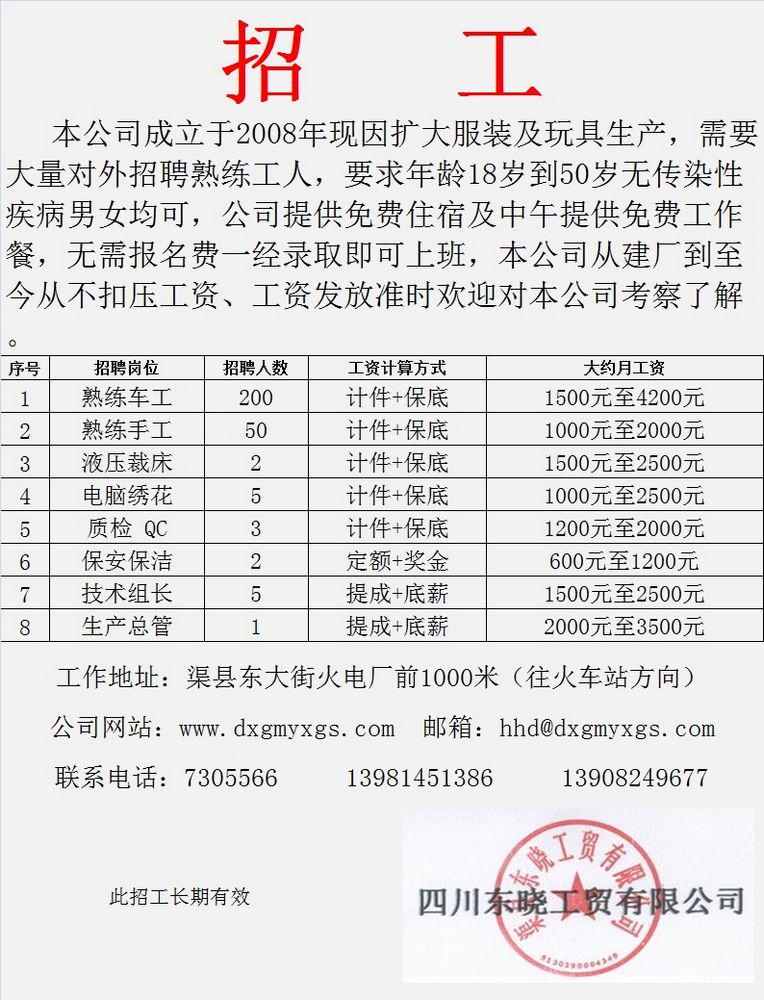 鄢陵振德最新招工信息全面解析