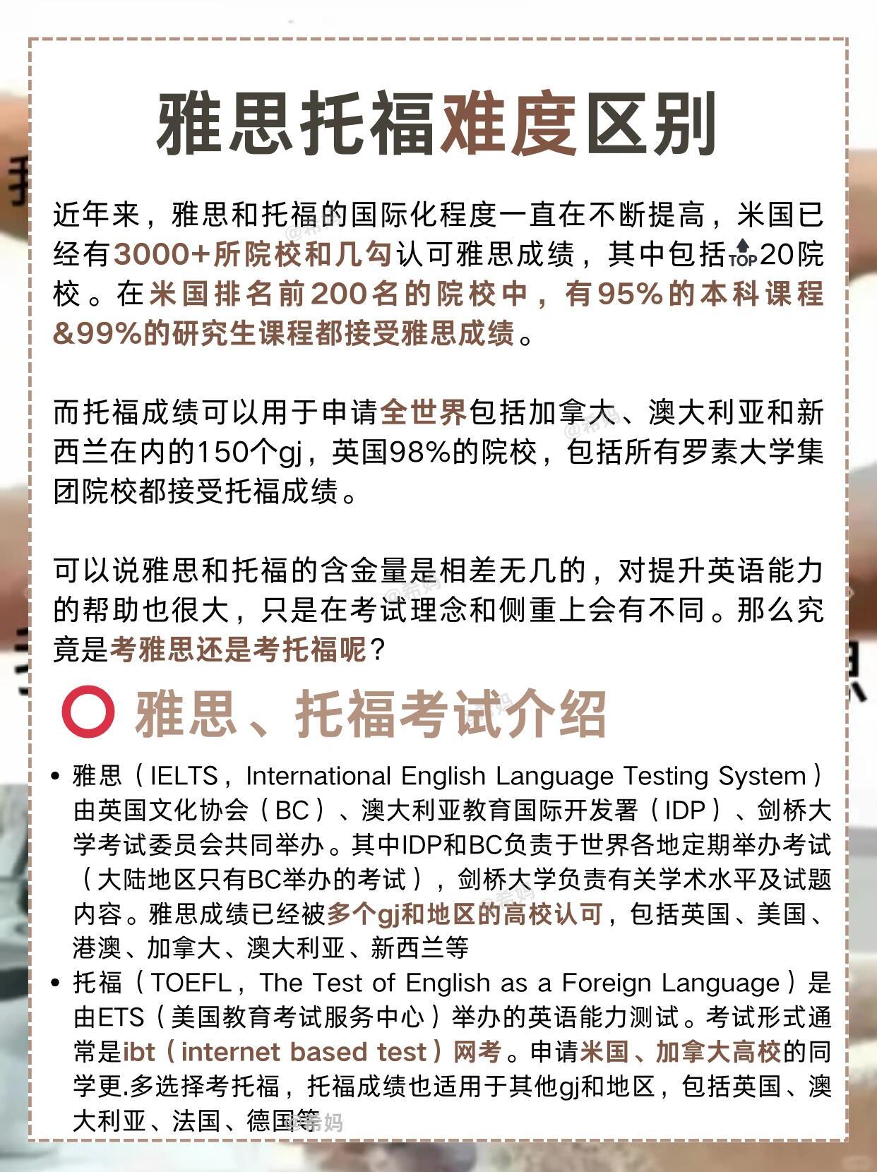 雅思与托福培训，深度解析与比较