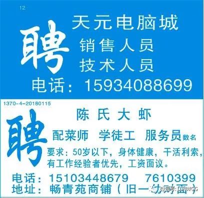 盐仓招工，最新招聘信息详解